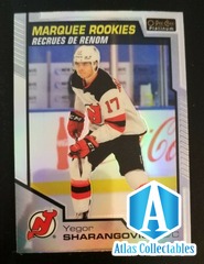 2020-21 OPC Platinum Yegor Sharangovich Marquee Rookies Rainbow #178